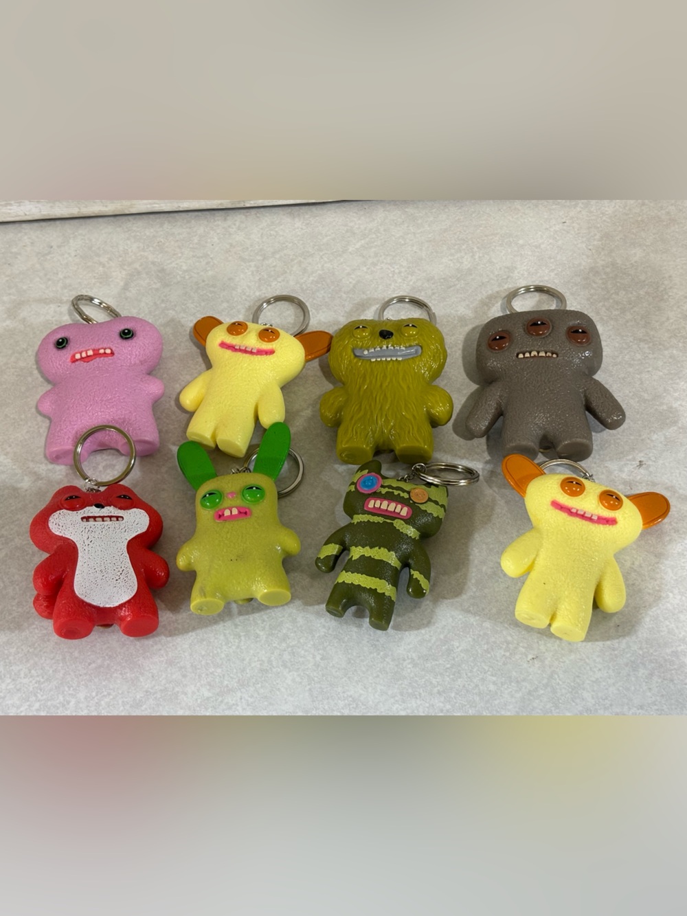 Collection of Fuggler key chains
